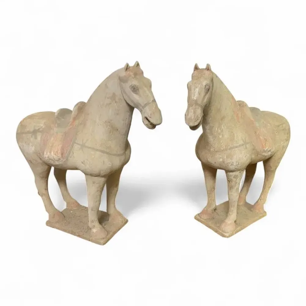 Sculptures, statuettes et miniatures - Statue Cheval de céramique - PAGODA INTERNATIONAL