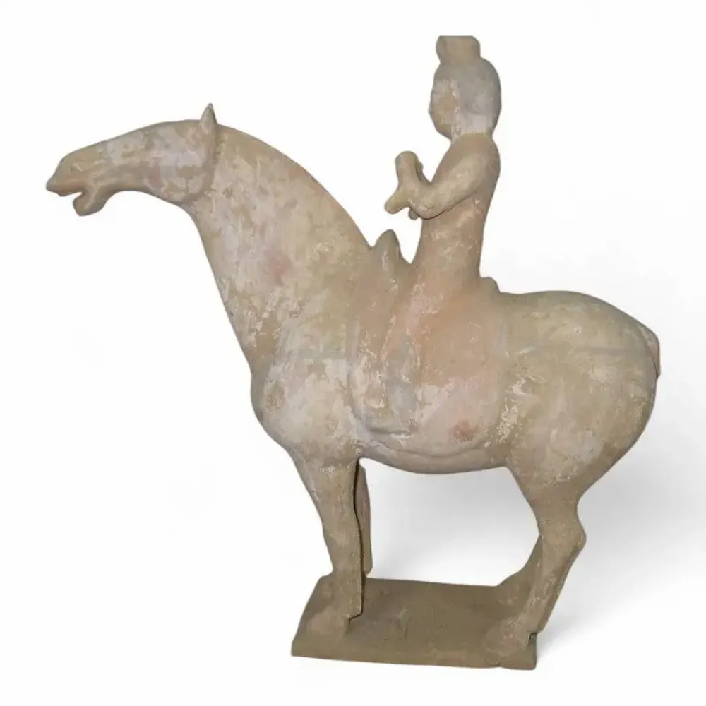 Sculptures, statuettes et miniatures - Statue Cheval de céramique - PAGODA INTERNATIONAL
