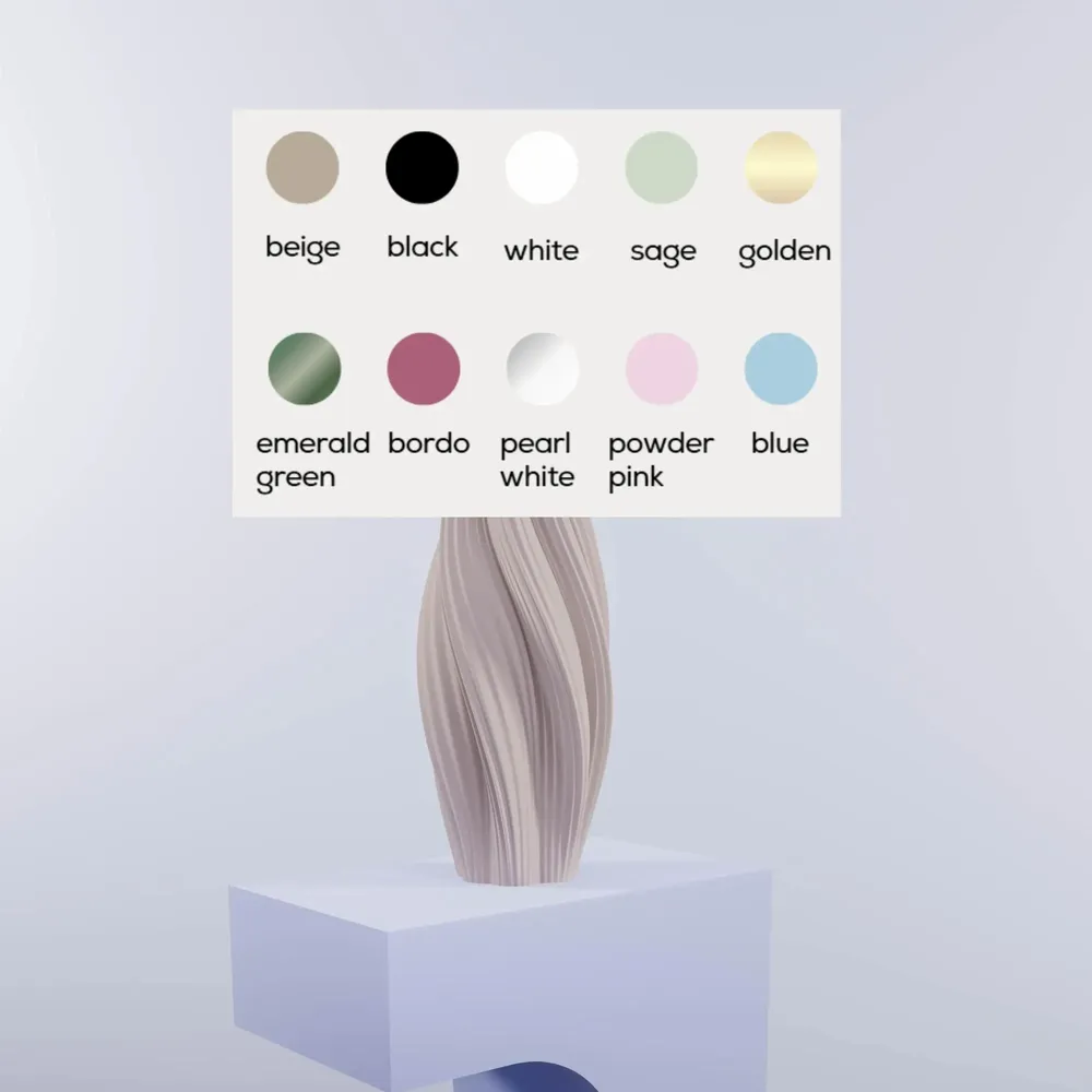Office design and planning - 3D printed vase "Hot Ice Cream Slim" - AUURA