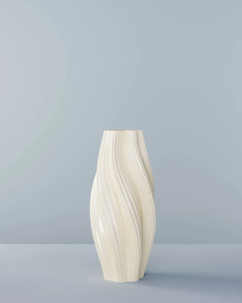 Office design and planning - 3D printed vase "Hot Ice Cream Slim" - AUURA