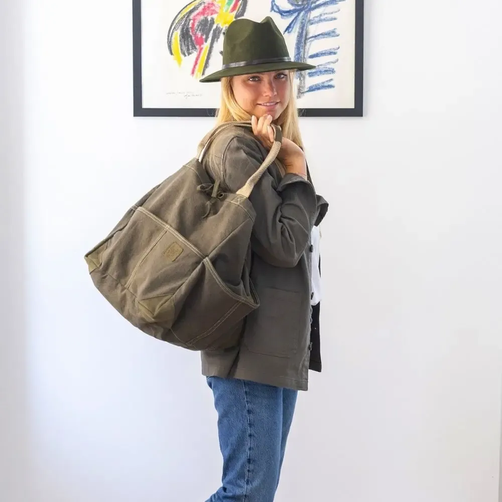 Bags and totes - MEDIUM TOTE BAG - WEEKENDER'S BAG - TRAVAUX EN COURS...