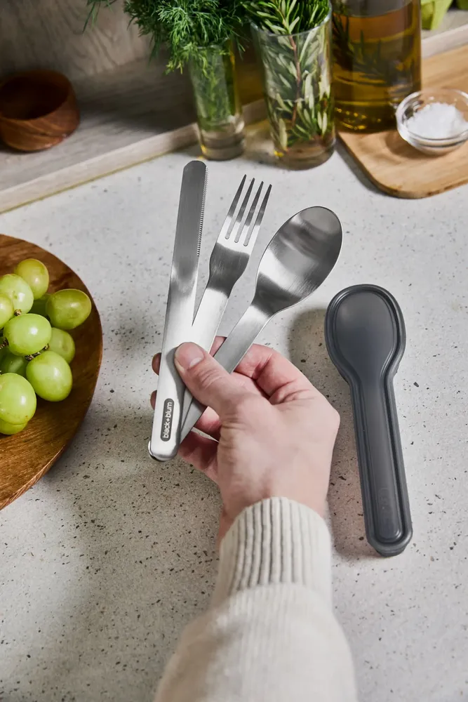 Couverts de service - Set de couverts nomades + étui malin - BLACK+BLUM EUROPE