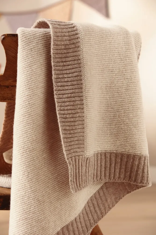 Throw blankets - Knitted blanket for Kids Wool Knit - BIEDERLACK