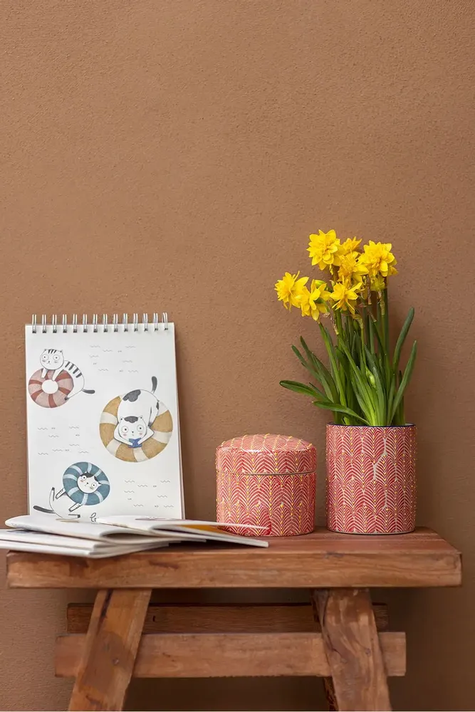 Office sets - Notebook BLUE SPLASHY CAT - TRANQUILLO