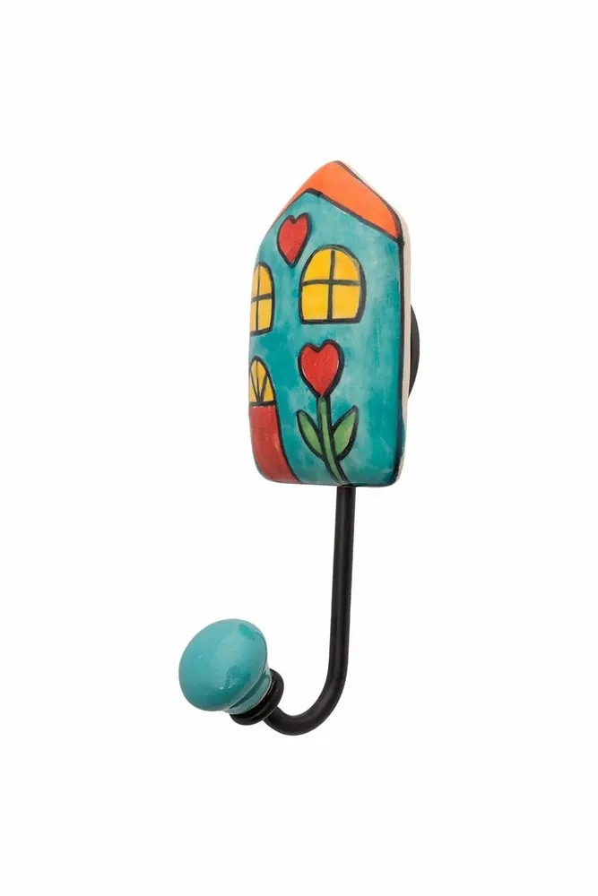 Objets déco enfant - Crochet mural CAT, MEOW, FIN FRIENDS & CUTE HOUSES - TRANQUILLO