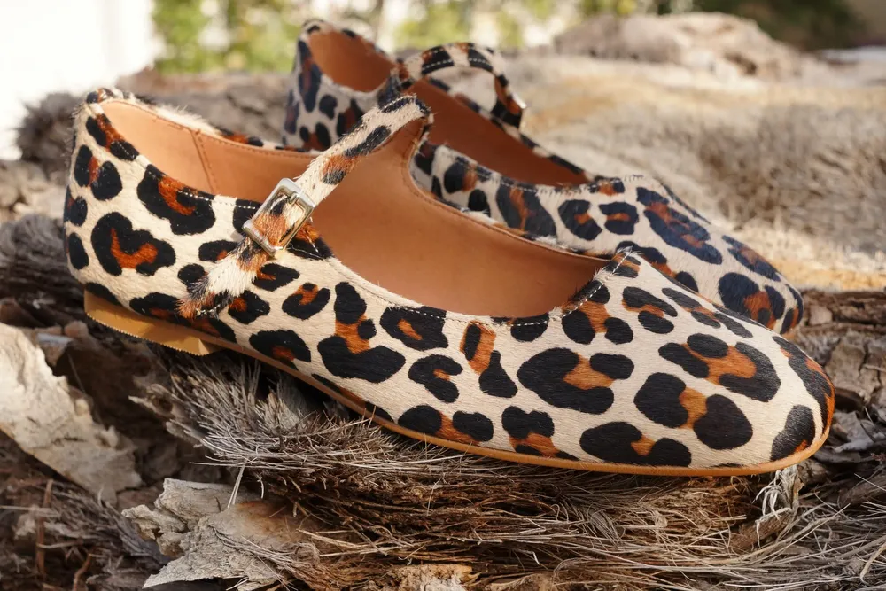 Shoes - Pony leather leopard print Mary Janes – Spanish craftsmanship - ATELIER COSTÀ