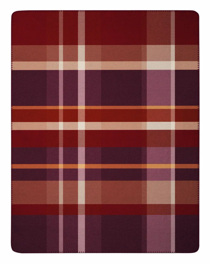 Throw blankets - Blanket Ruby Check - BIEDERLACK