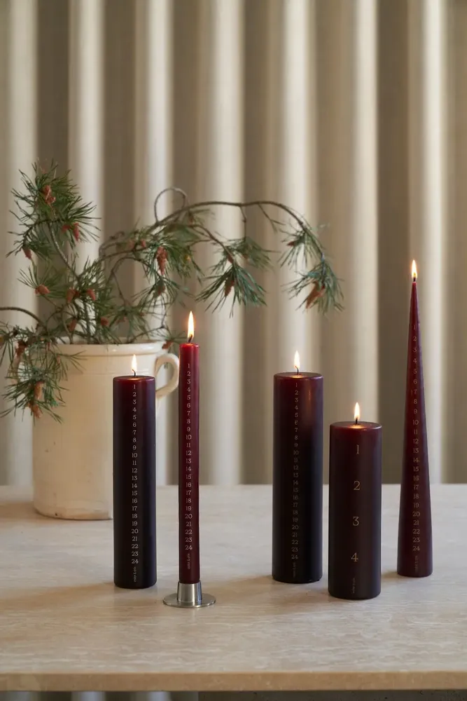Décorations pour tables de Noël - Calendrier et bougies de l'Avent - ESTER & ERIK