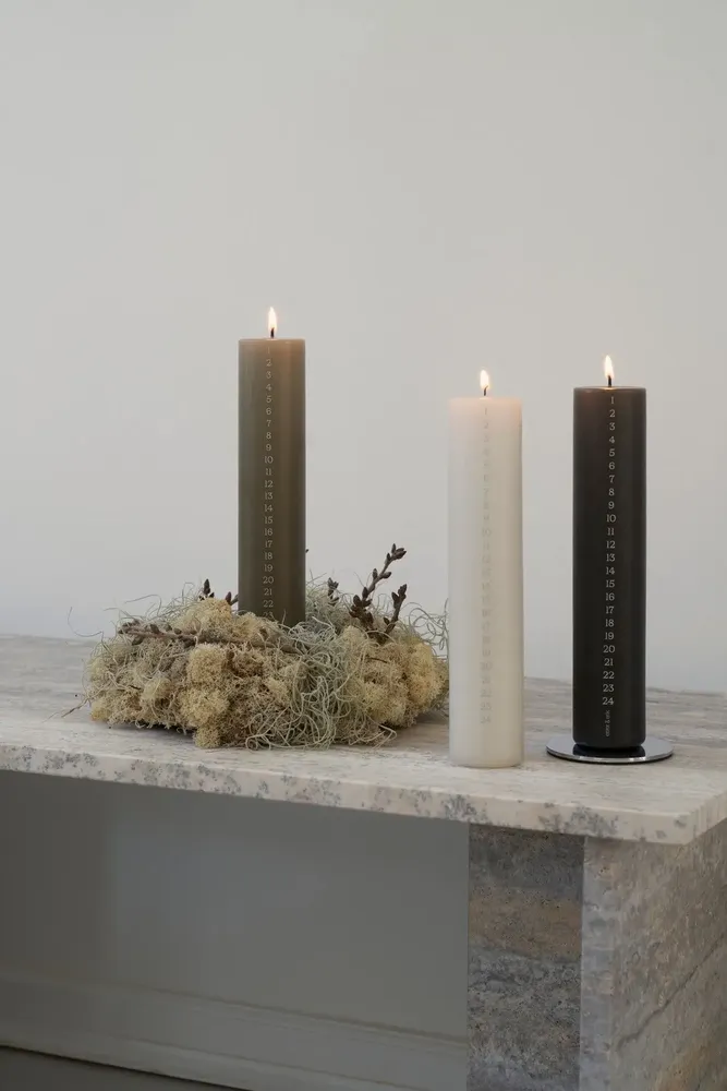 Décorations pour tables de Noël - Calendrier et bougies de l'Avent - ESTER & ERIK