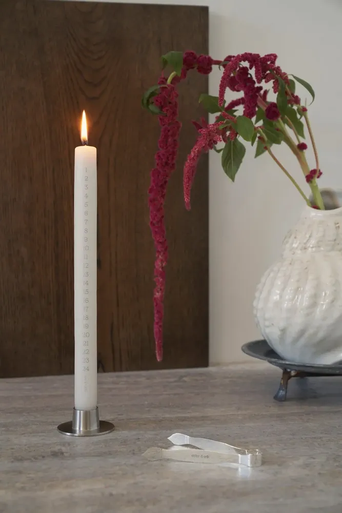Décorations pour tables de Noël - Calendrier et bougies de l'Avent - ESTER & ERIK