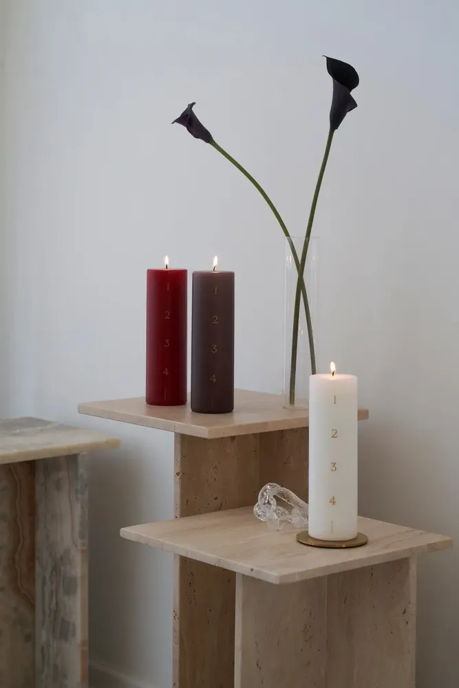 Décorations pour tables de Noël - Calendrier et bougies de l'Avent - ESTER & ERIK