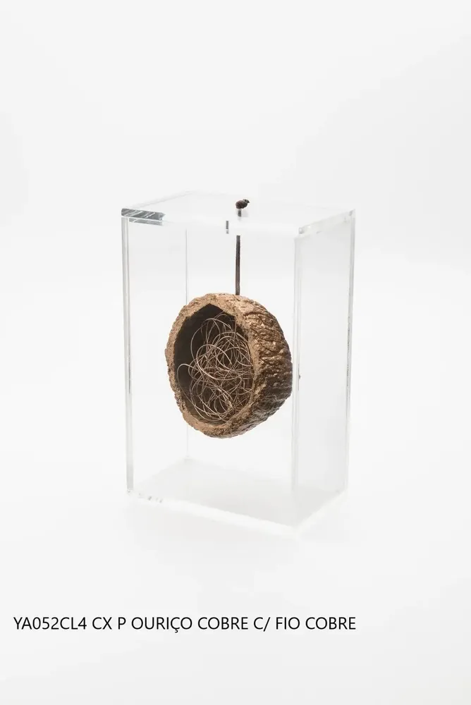 Objets design - CX P OURIÇO COBRE C/FIO COBRE - YAC OBJETOS SUSTENTÁVEIS