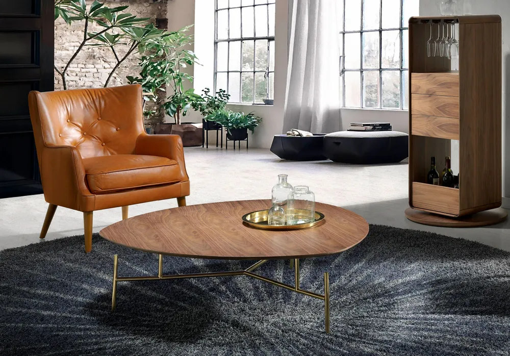 Armchairs - Chester armchair in brown leather - ANGEL CERDÁ
