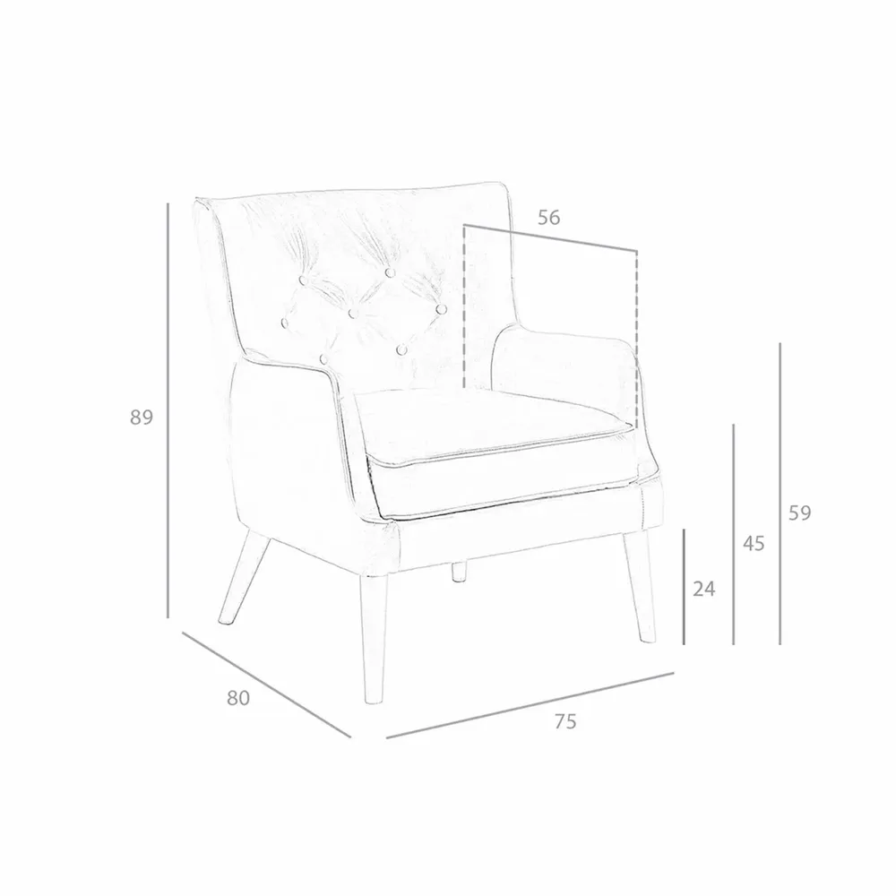 Armchairs - Chester armchair in brown leather - ANGEL CERDÁ