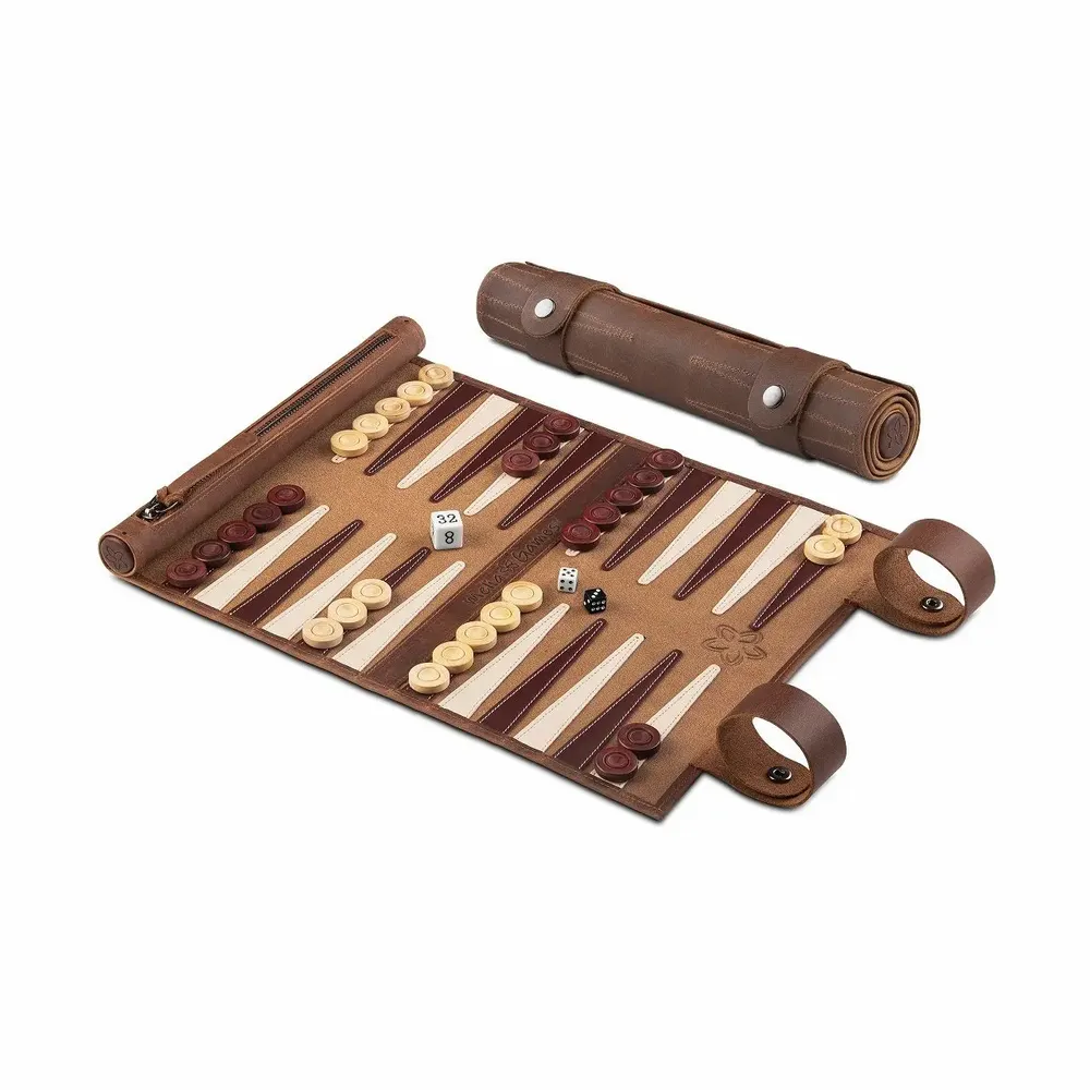 Accessoires de voyage - MELIA Games Backgammon Enroulable - MELIA GAMES / CROWN & TIGER