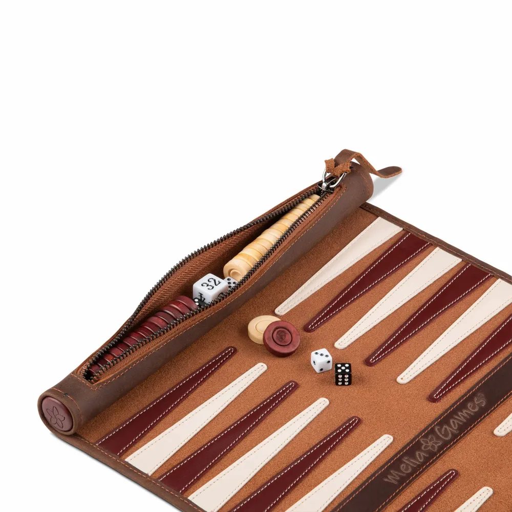 Accessoires de voyage - MELIA Games Backgammon Enroulable - MELIA GAMES / CROWN & TIGER