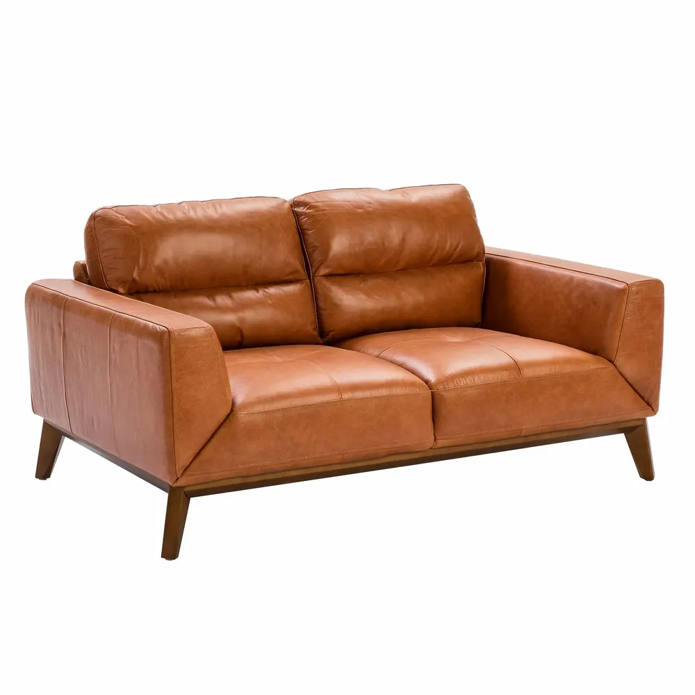 Sofas - 2-seater buffalo cow leather sofa - ANGEL CERDÁ