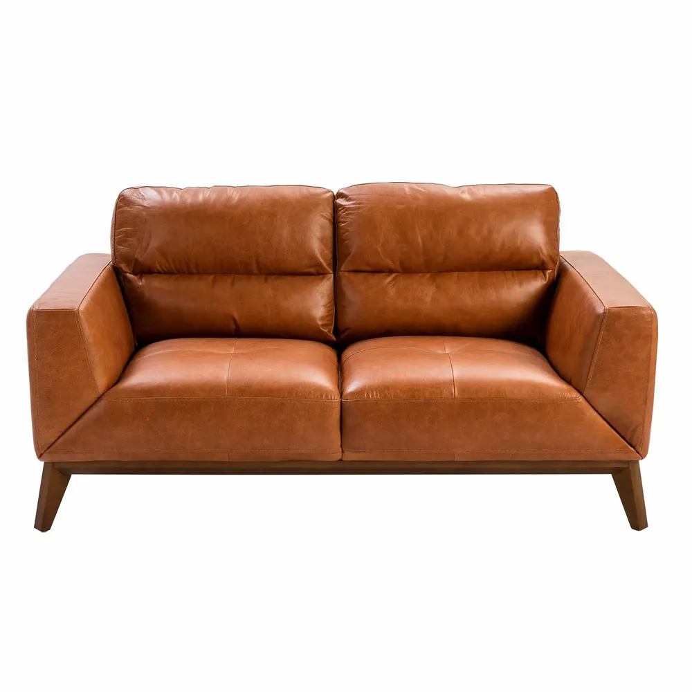 Sofas - 2-seater buffalo cow leather sofa - ANGEL CERDÁ