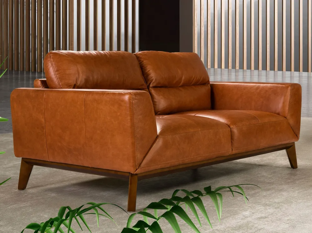 Sofas - 2-seater buffalo cow leather sofa - ANGEL CERDÁ