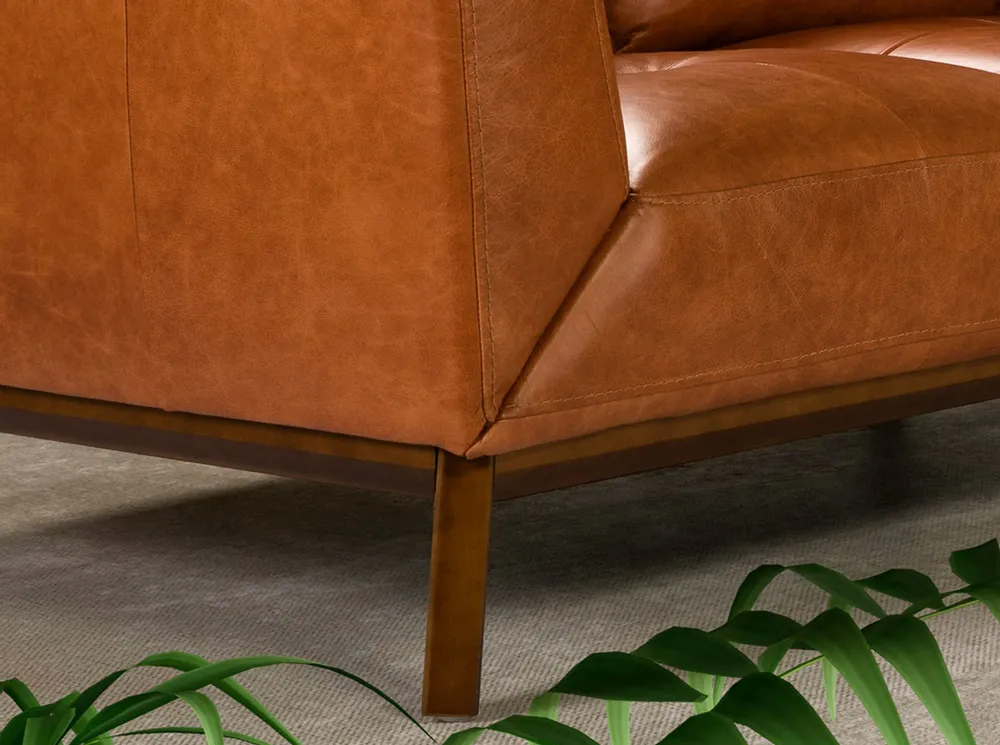 Sofas - 3 seater buffalo cow leather sofa - ANGEL CERDÁ