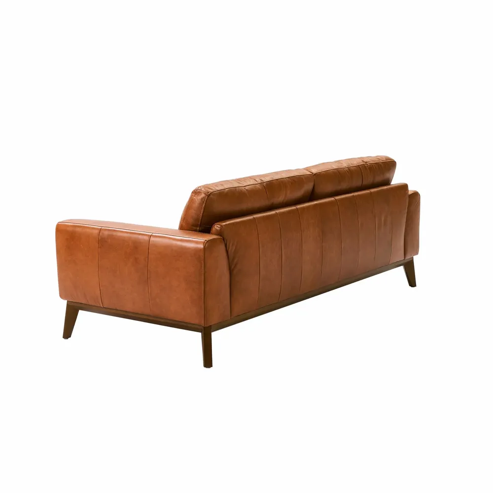 Sofas - 3 seater buffalo cow leather sofa - ANGEL CERDÁ