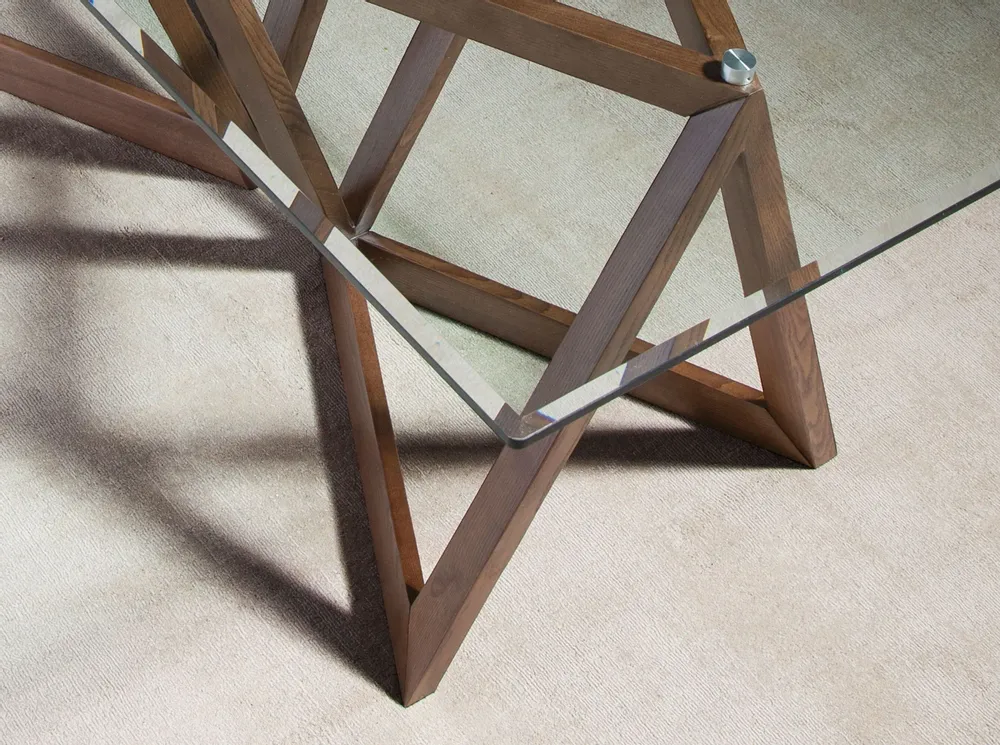 Tables Salle à Manger - Table de salle à manger avec pieds en noyer - ANGEL CERDÁ