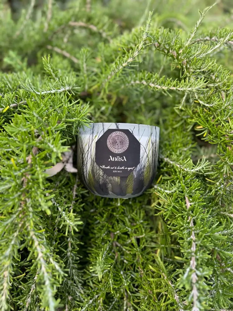 Candles - Handcrafted Luxury Soy Wax Candle - Drias - ANĀSA COLLECTION