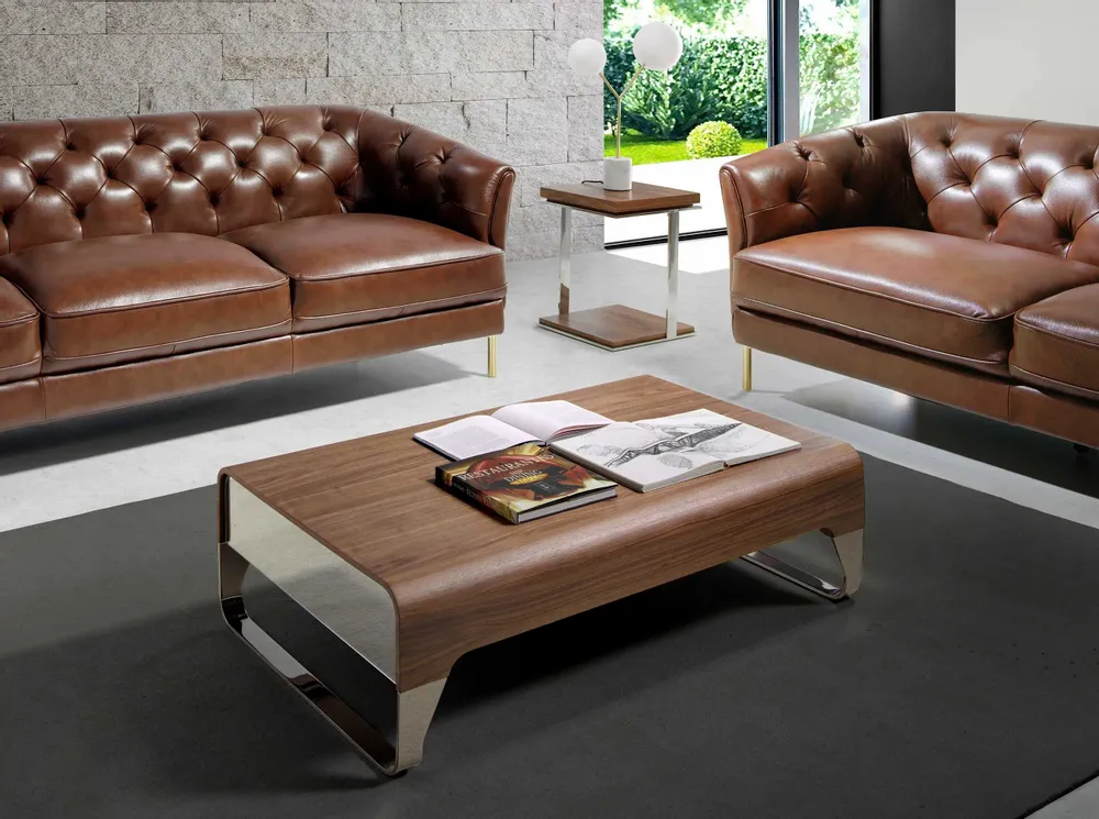 Coffee tables - Walnut wood coffee table - ANGEL CERDÁ