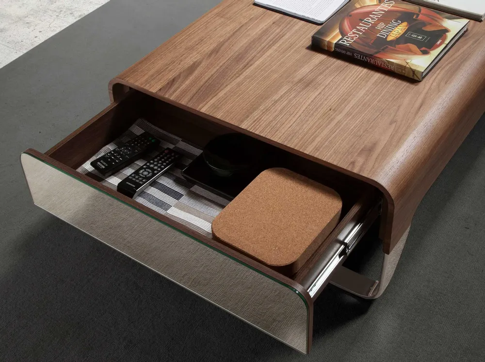 Coffee tables - Walnut wood coffee table - ANGEL CERDÁ