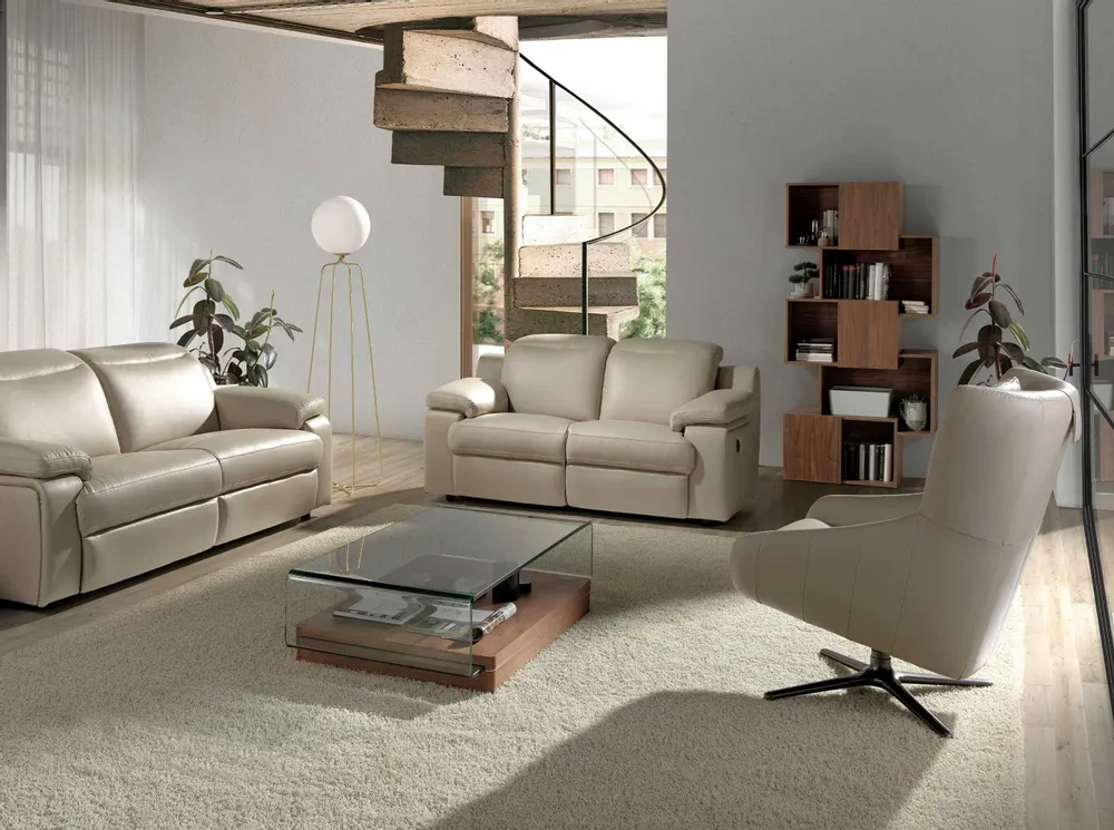 Mobilier et rangements pour bureau - Bibliothèque en bois de noyer avec portes - ANGEL CERDÁ