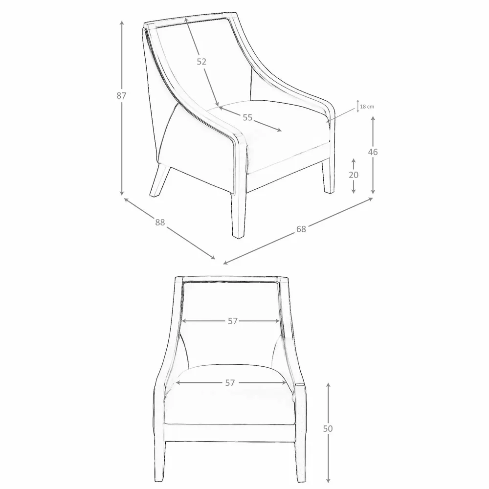 Armchairs - Grey leather armchair - ANGEL CERDÁ