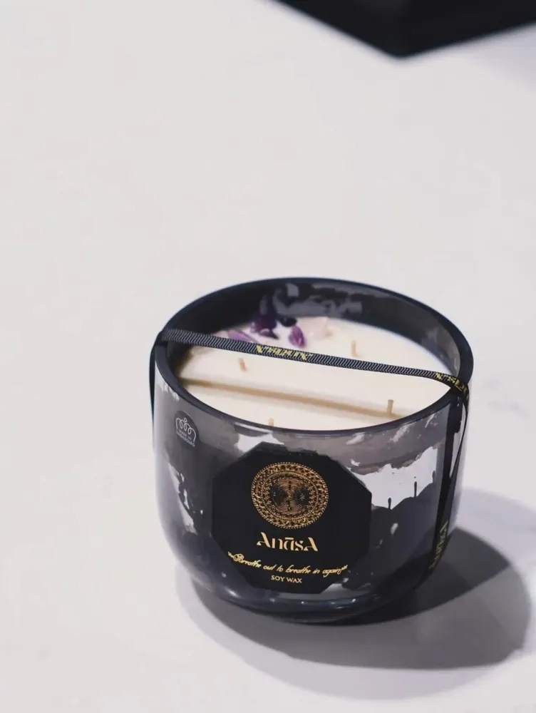 Candles - Handcrafted Luxury Soy Wax Candle - Eros Pathos - ANĀSA COLLECTION