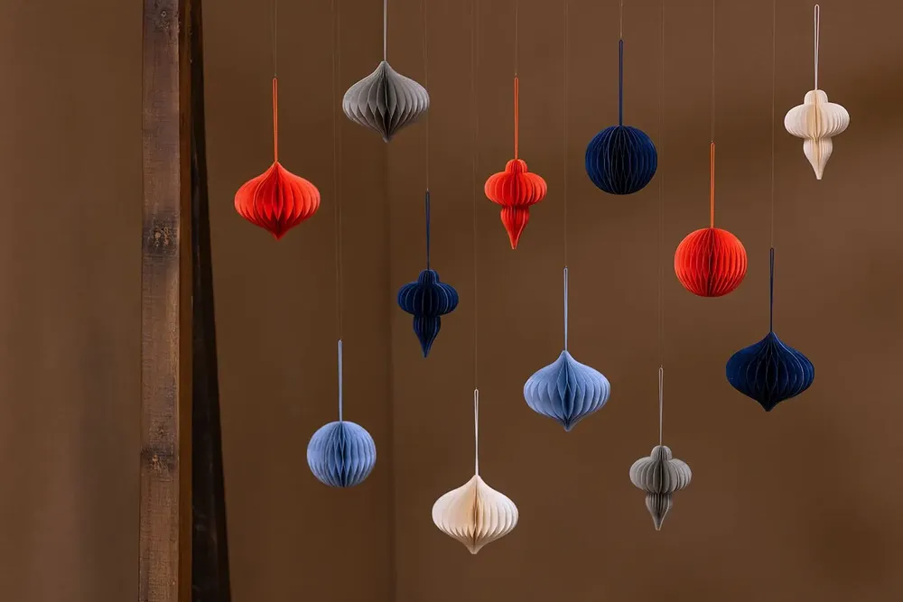 Objets de décoration - Pendentif en papier HUMMING, BALL & DROP - TRANQUILLO