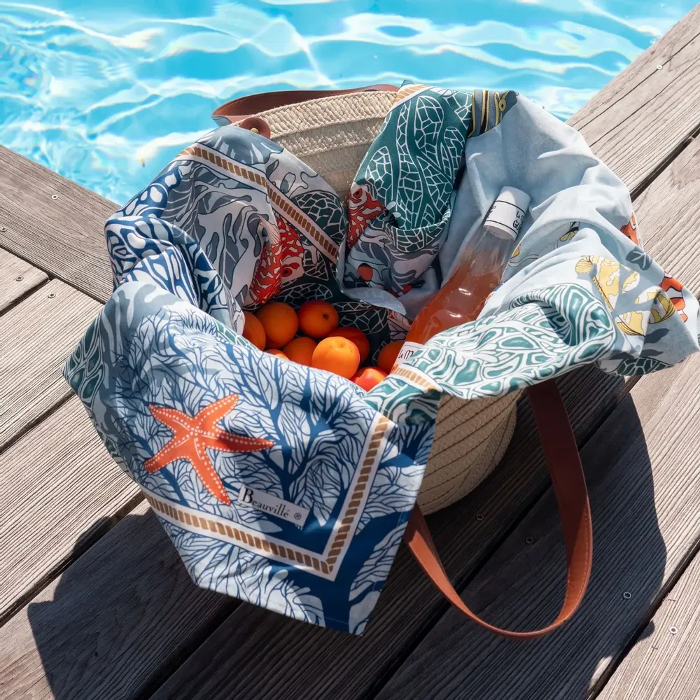 Table linen - Porquerolles tablecloth - BEAUVILLÉ
