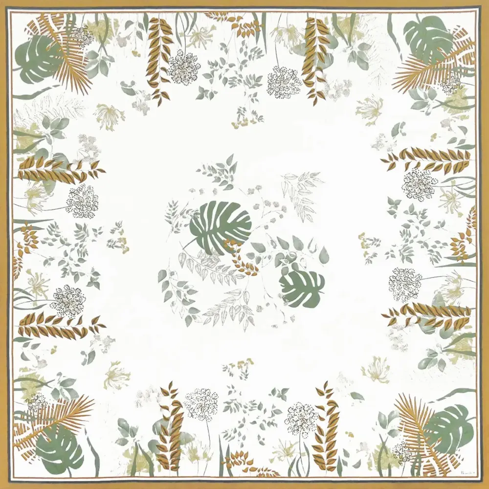 Table linen - Agapanthes tablecloth - BEAUVILLÉ