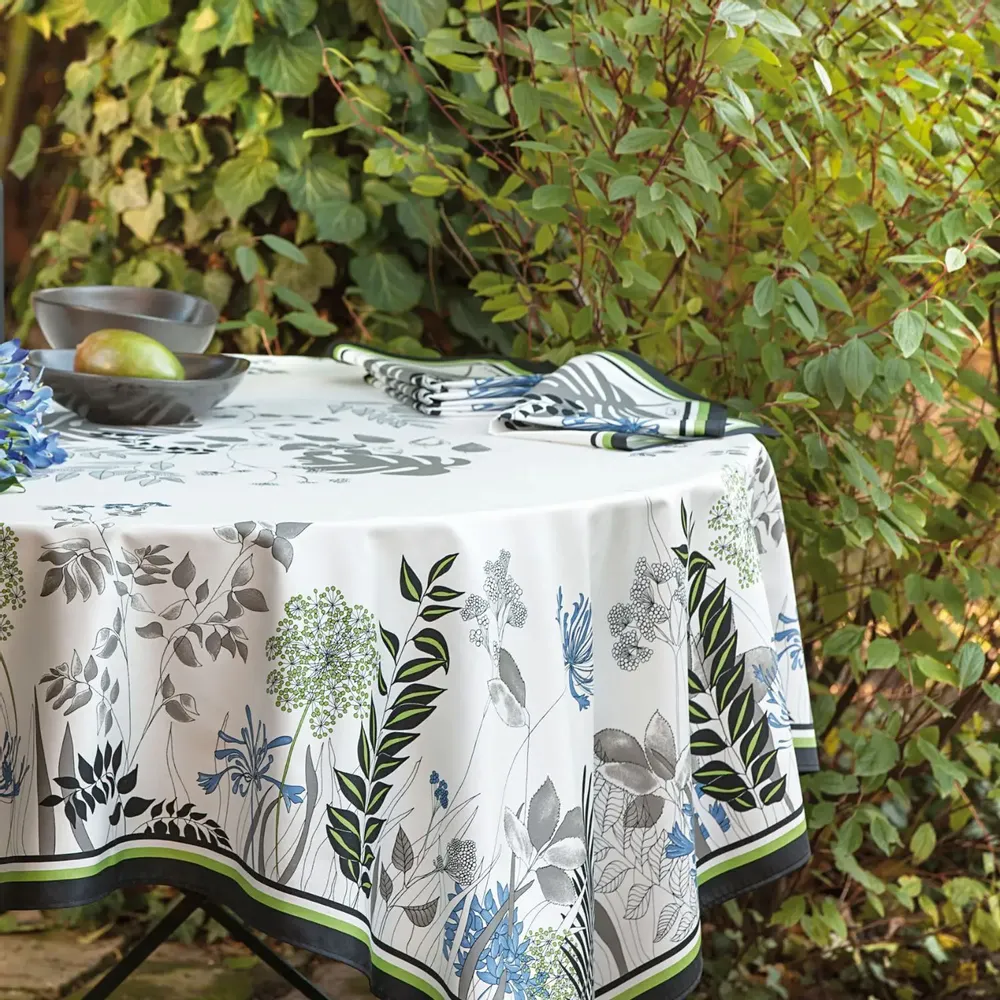 Table linen - Agapanthes tablecloth - BEAUVILLÉ