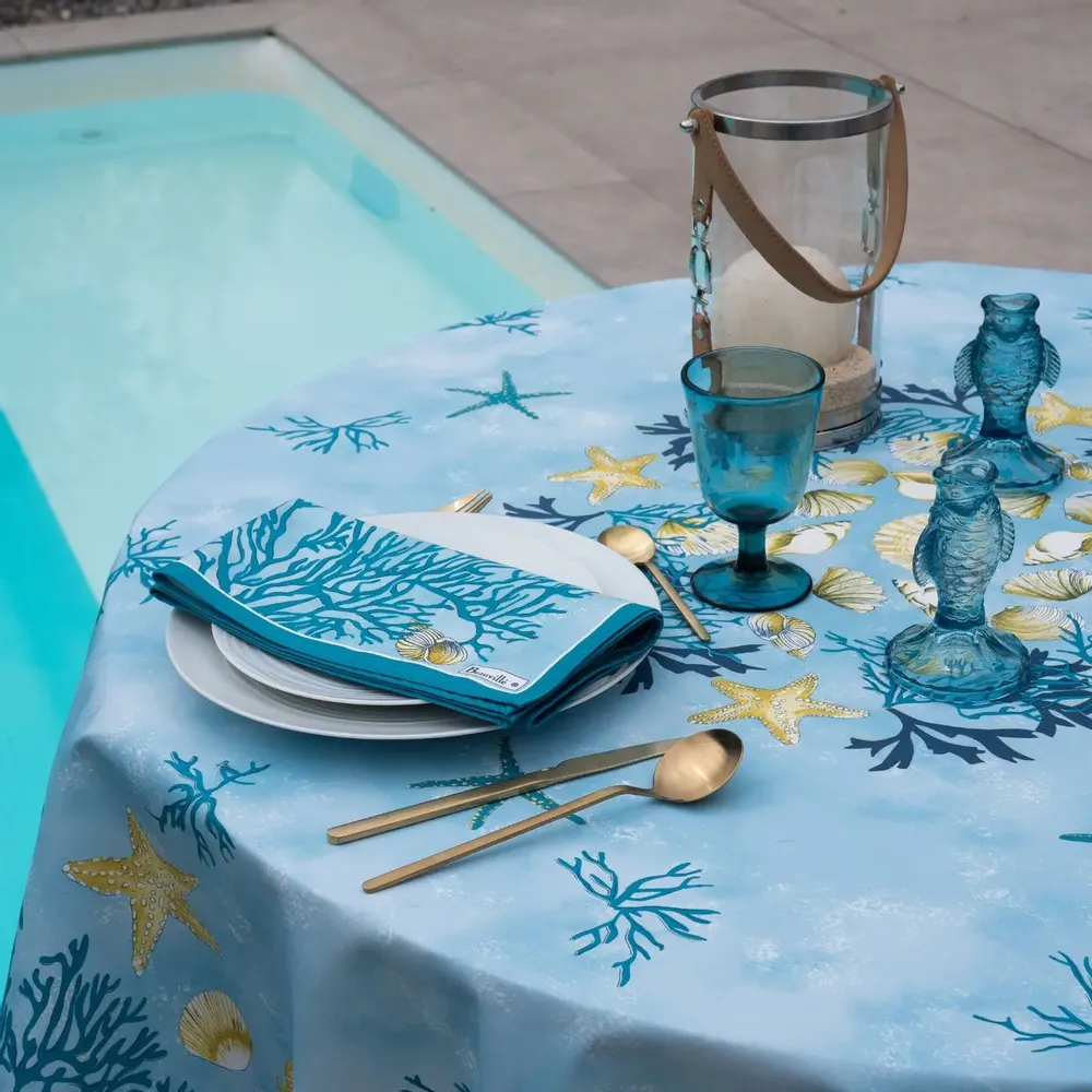 Linge de table textile - Nappe Corail - BEAUVILLÉ