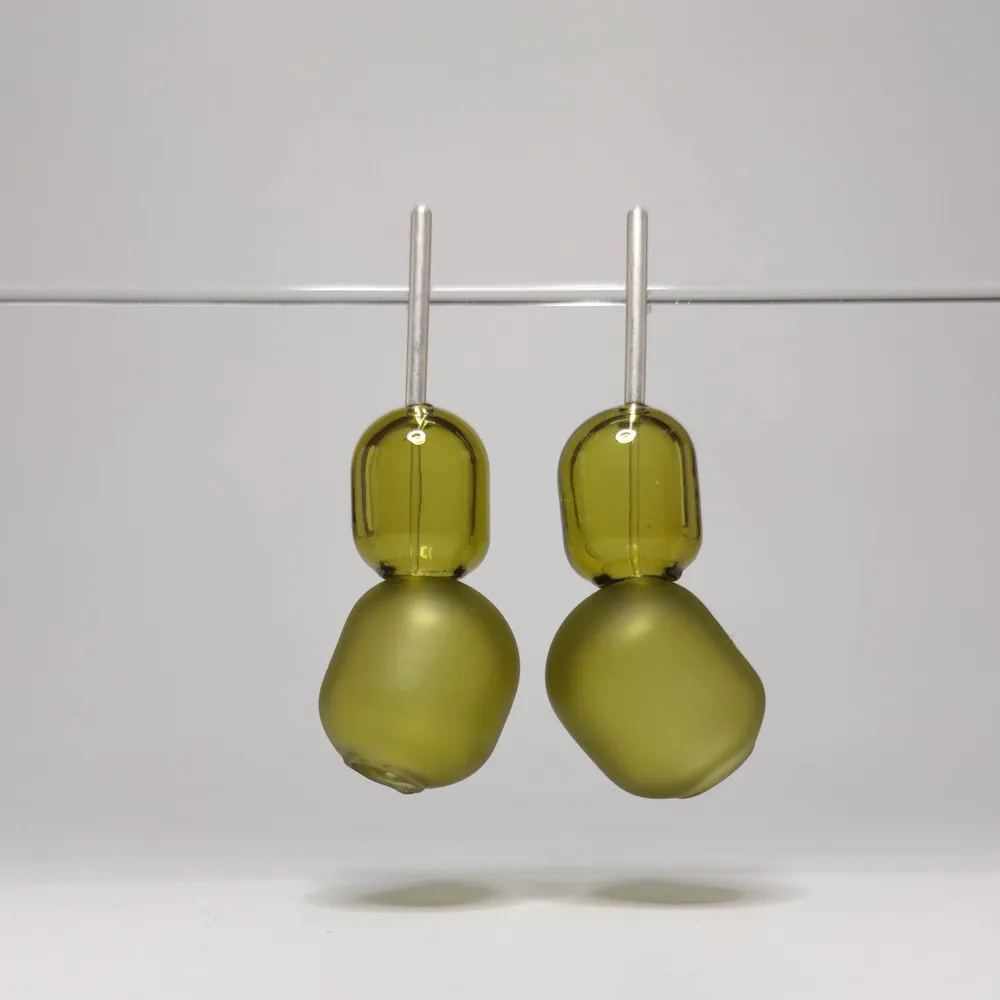 Jewelry - Blown glass earrings - AGAPURNI