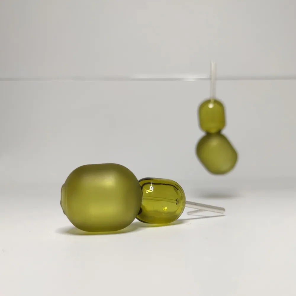 Jewelry - Blown glass earrings - AGAPURNI
