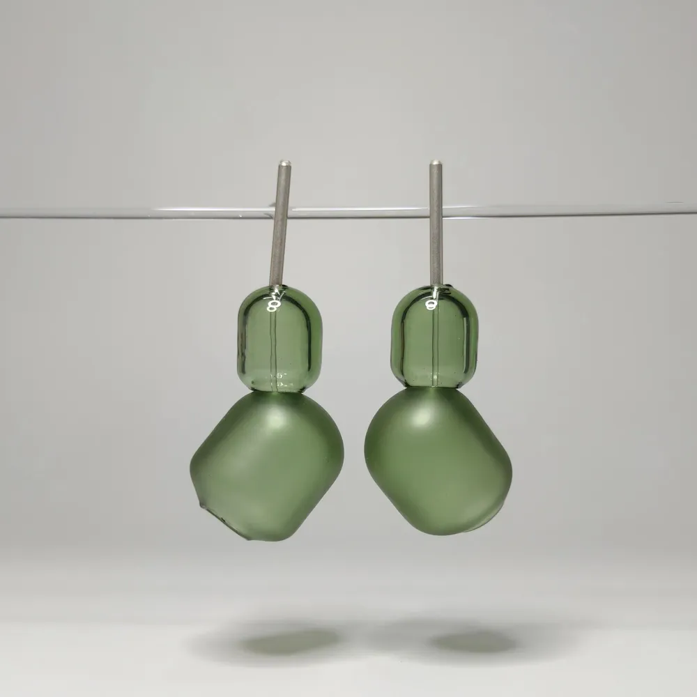Jewelry - Blown glass earrings - AGAPURNI
