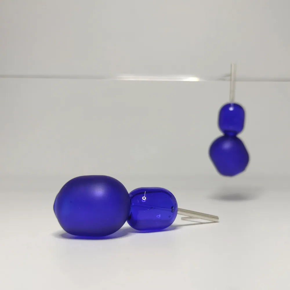 Jewelry - Blown glass earrings - AGAPURNI