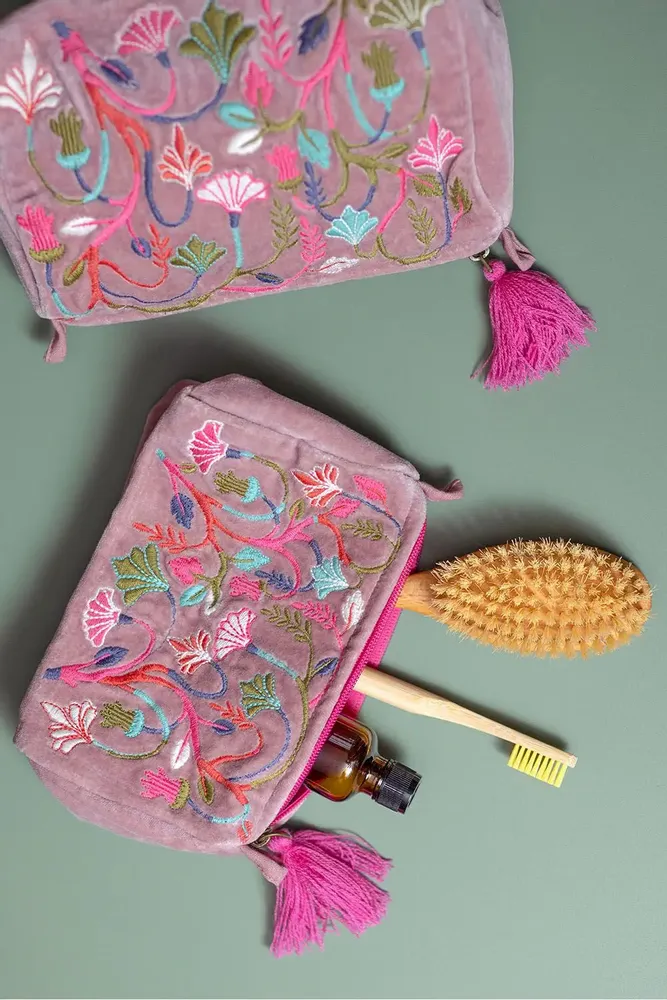 Bags and totes - Cosmetic Bag VELVET - TRANQUILLO
