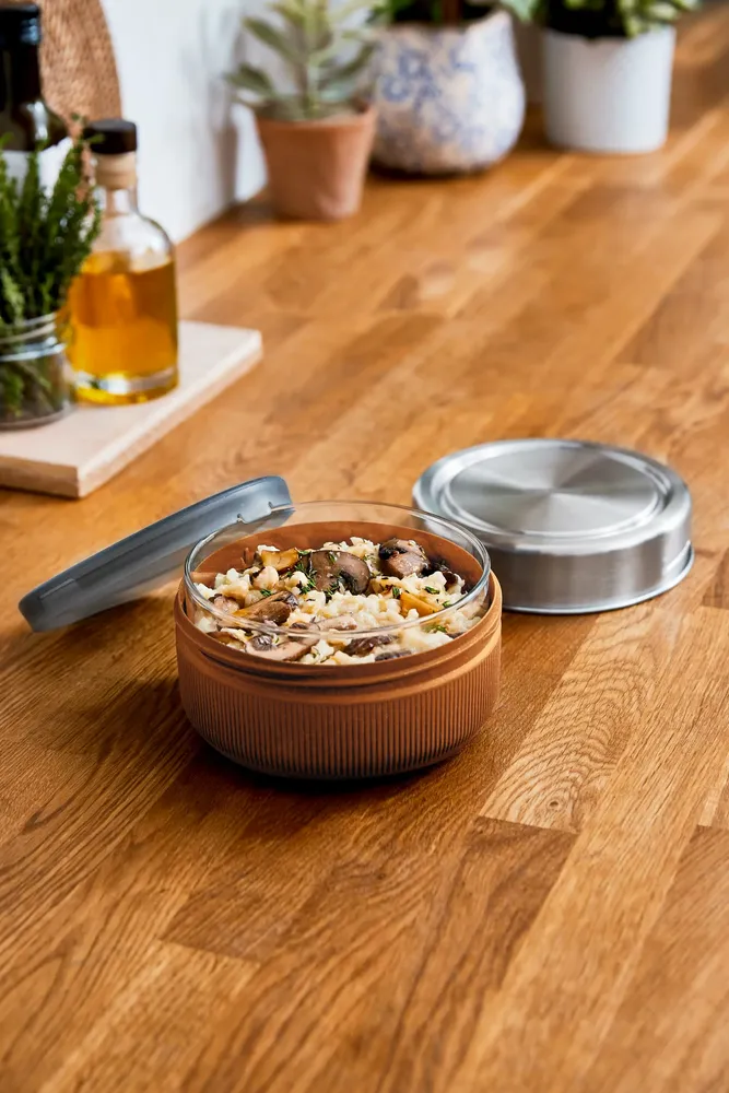 Boîtes de conservation - Lunch Box- Boite à Lunch en verre  borosilicaté 750ml - BLACK+BLUM EUROPE