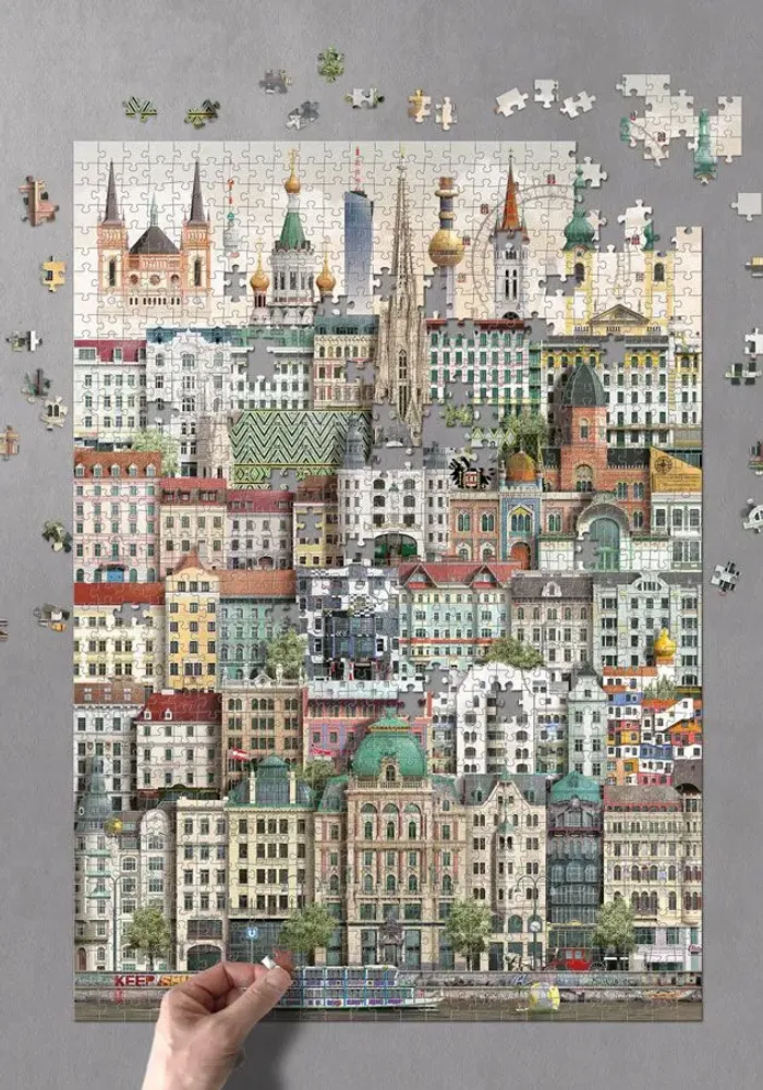 Gifts - Vienna jigsaw puzzle (1000 pieces) - MARTIN SCHWARTZ