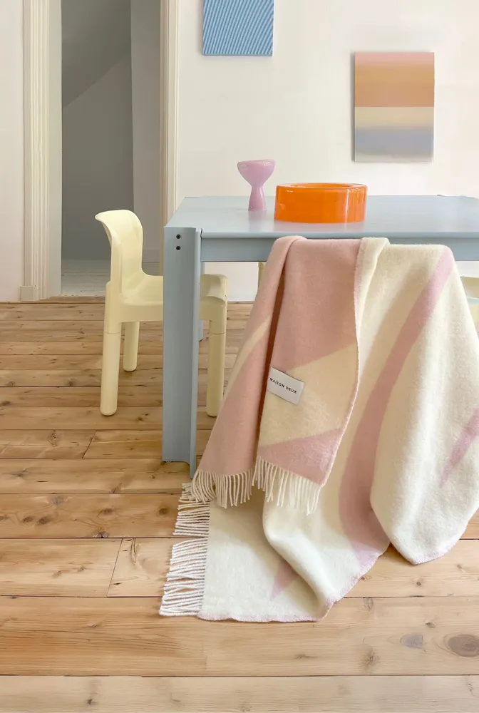Throw blankets - Maison Deux Throw Blanket Plaid & Cushion Collection - MAISON DEUX