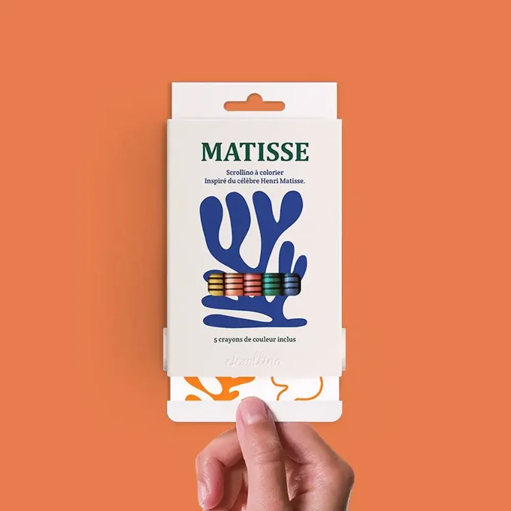 Children's arts and crafts - Scrollino Matisse Coloring - SCROLLINO