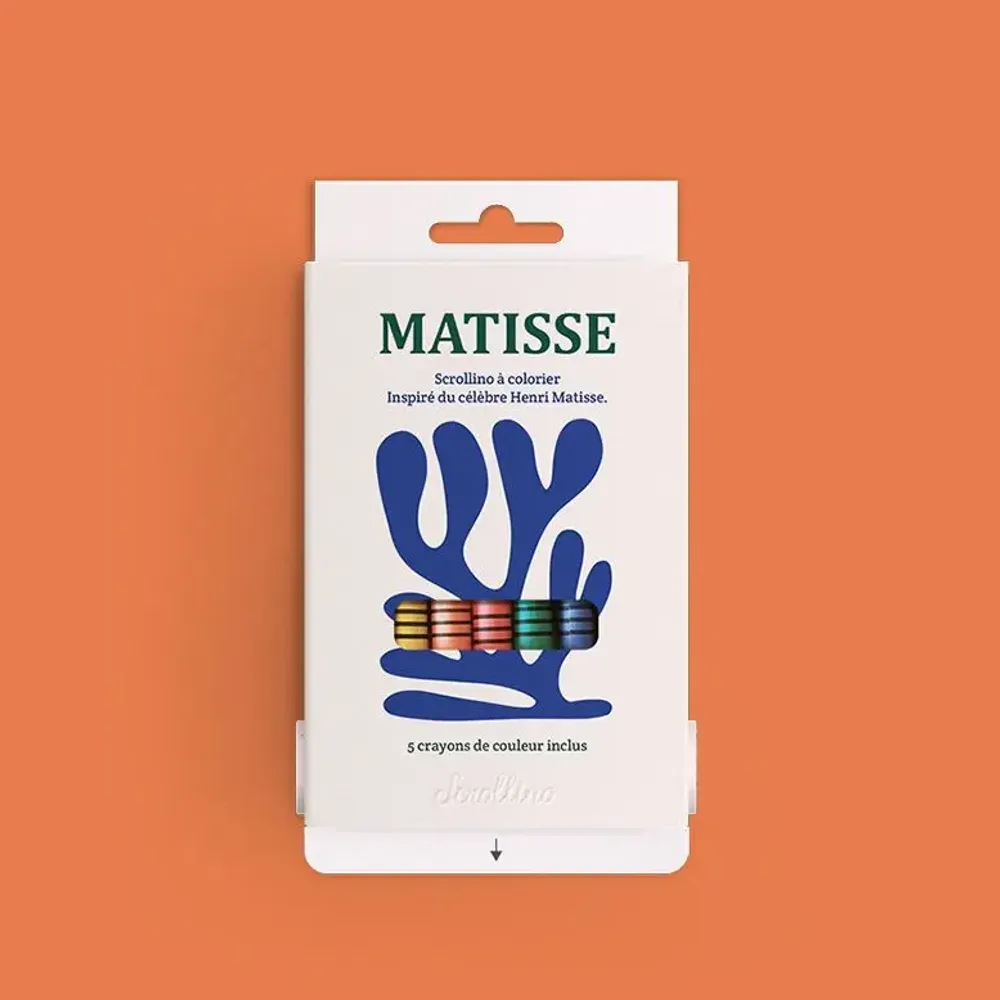 Children's arts and crafts - Scrollino Matisse Coloring - SCROLLINO