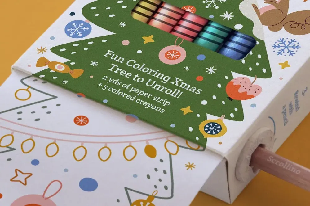 Cadeaux - Scrollino Coloriage de NOËL - SCROLLINO