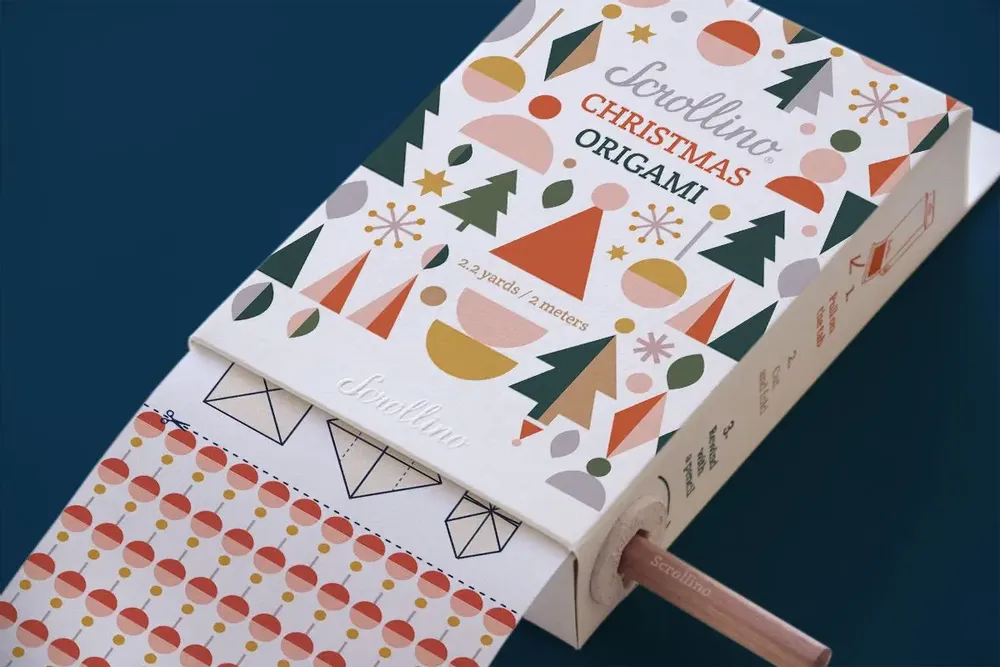 Loisirs créatifs pour enfant - Scrollino Origami de Noël - SCROLLINO