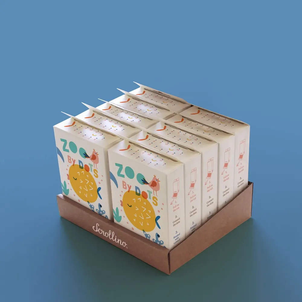 Loisirs créatifs pour enfant - Scrollino ZOO by Dots - SCROLLINO